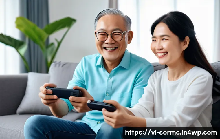 시니어를 위한 게임과 오락 기술 관련 이미지 2